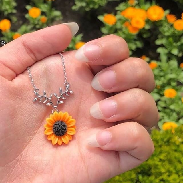 Sunflower Neckalce