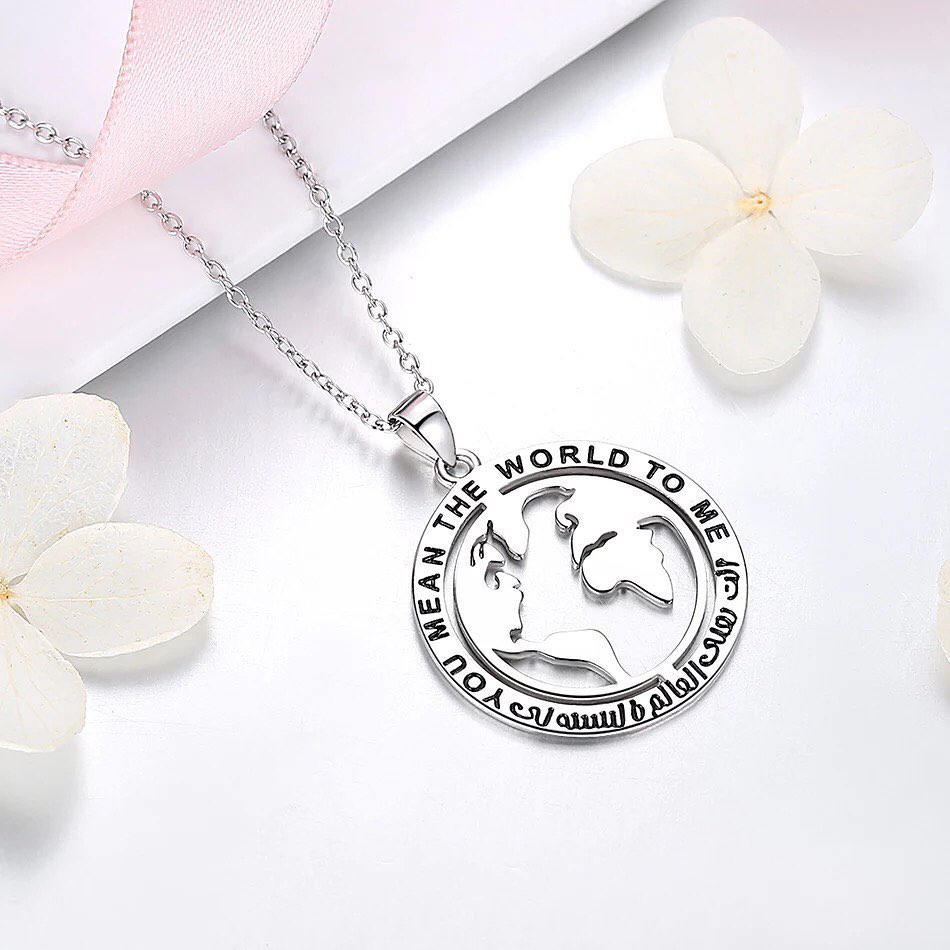 You Mean The World To Me Necklace
