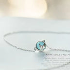Blue Fish Tail Necklace