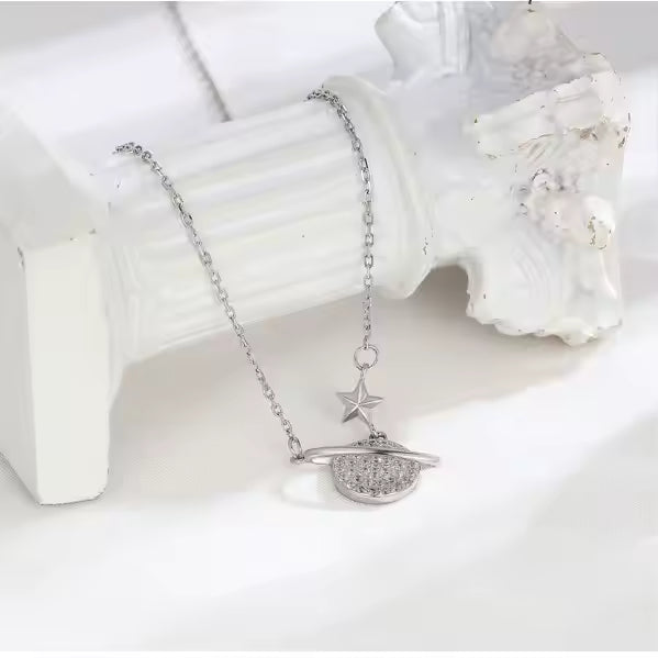 Space Planet Necklace