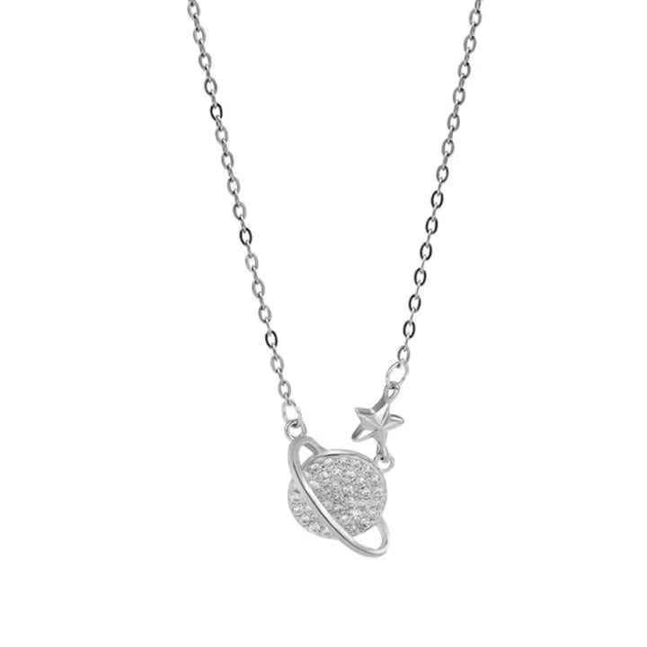 Space Planet Necklace