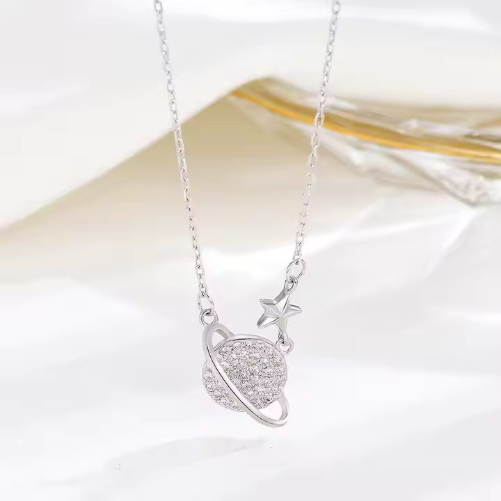 Space Planet Necklace
