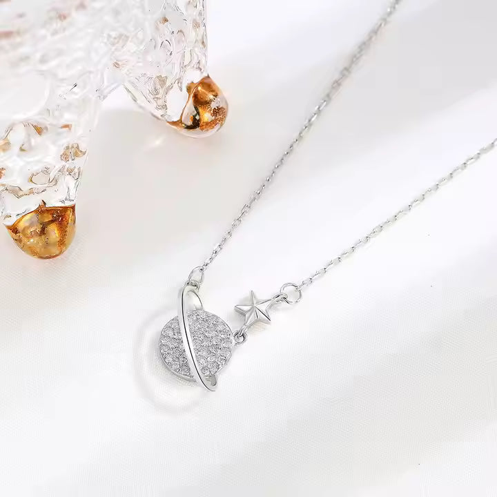 Space Planet Necklace